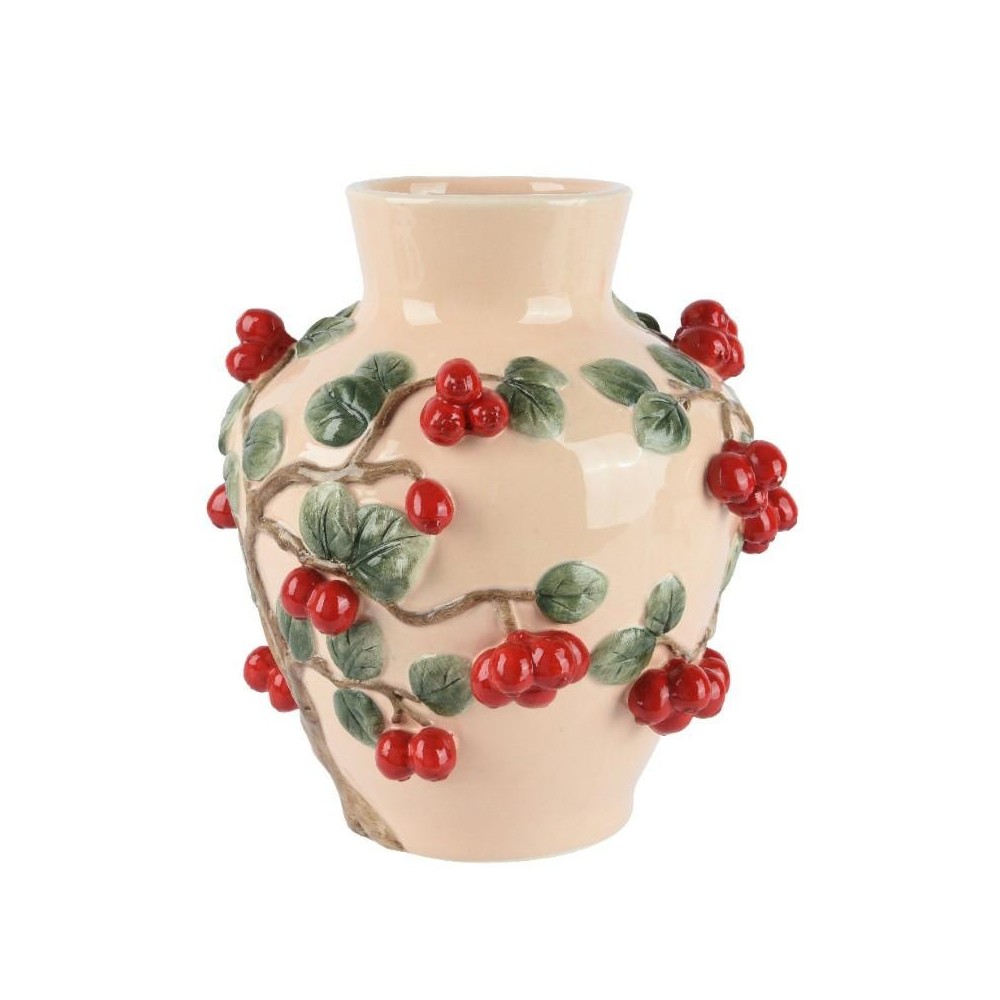 VASO DOLOMITI CREMA E BACCHE H.25.9